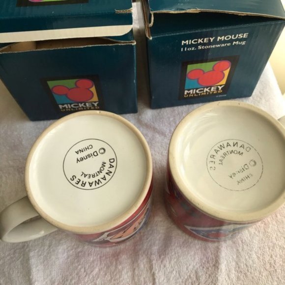 Bundle New Minnie Mouse Daisy Duck mugs Christmas vintage box Danawares - Picture 5 of 5
